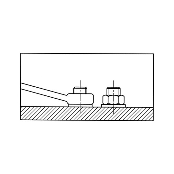 Фото - 4 - Ключ комбінований Wurth короткий WS32 Zebra
