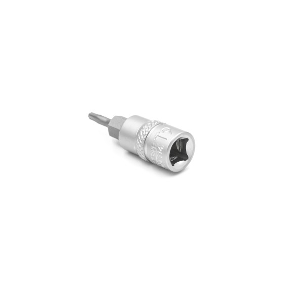 Головка торцева, 1/4IN, з насадкою TX9, RED STRIPE