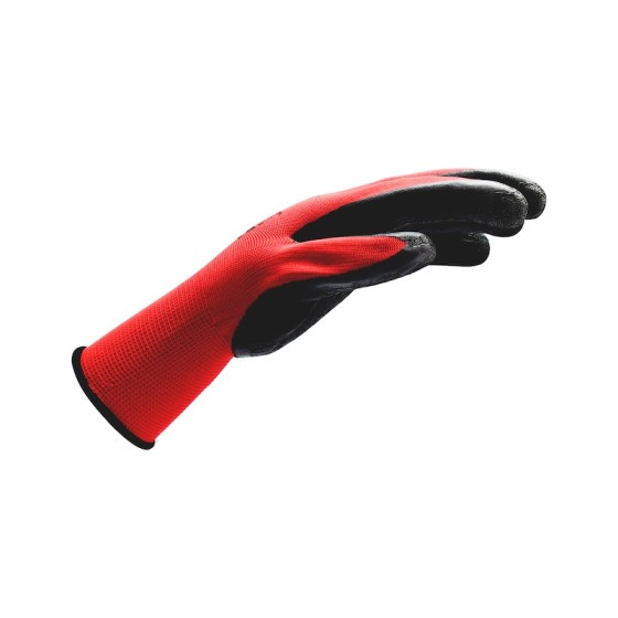 Рукавиці захисні з латексним покриттям RED LATEX GRIP, пара, розмір 11