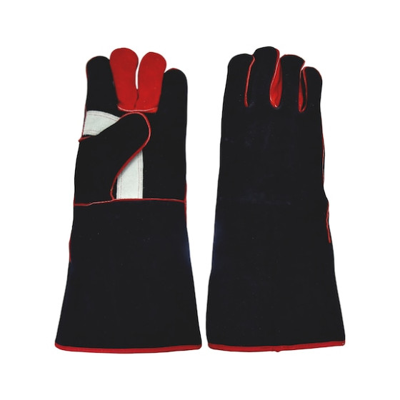 Перчатки сварщика кожаные длинные, пара, размер 10