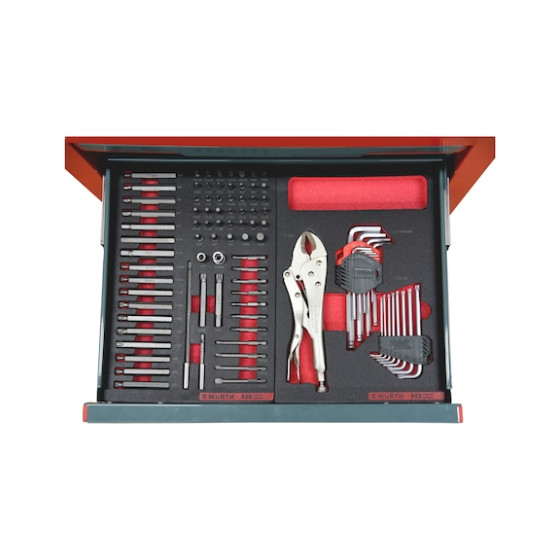 Візок інструментальний STANDARD, з інструментами, 8.4, 170 шт.