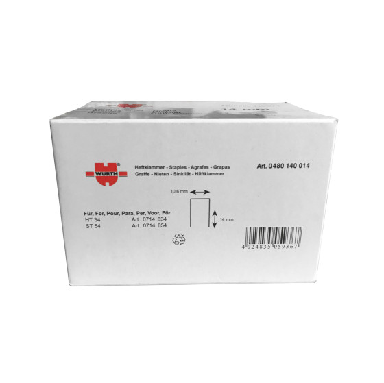 Скобы для ручного и пневматического степлера, 14 mm