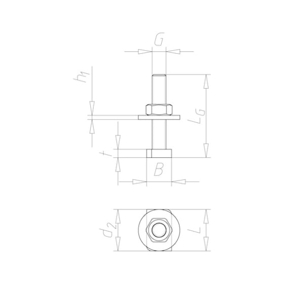 Крепление с Т-образной головкой VARIFIX® Standardfix