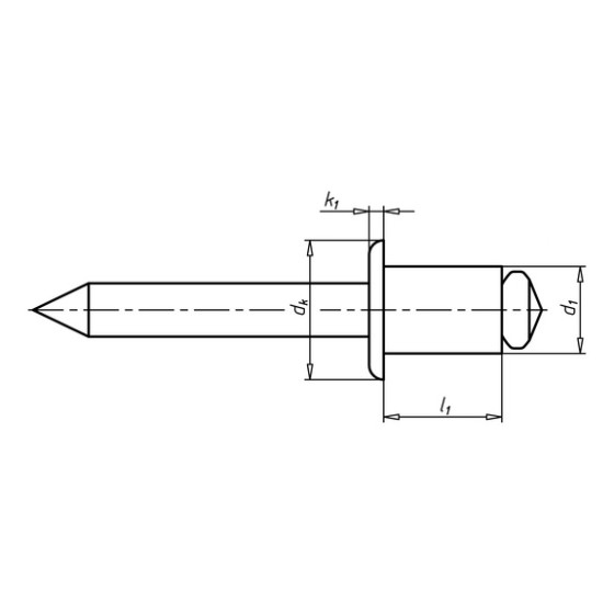 Фото - 2 - Витяжна заклепка з циліндричним бортиком