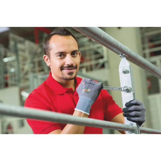 Рукавиці захисні з нітриловим покриттям MULTIFIT NITRILE, пара, розмір 9