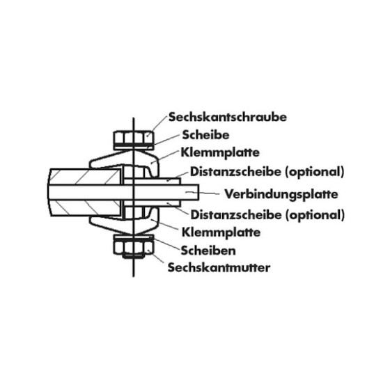 Опорный фиксатор Nova Grip MTH, гор. оцинк. сталь
