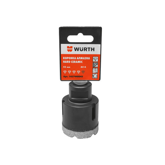Коронка алмазная HARD CERAMIC, 45 mm