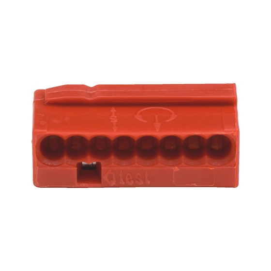 Фото - 1 - Клема мікро вставна, 8x(0,6-0,8 мм), червона