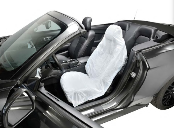 Накидки для сидінь одноразові в рулоні, 100 шт.