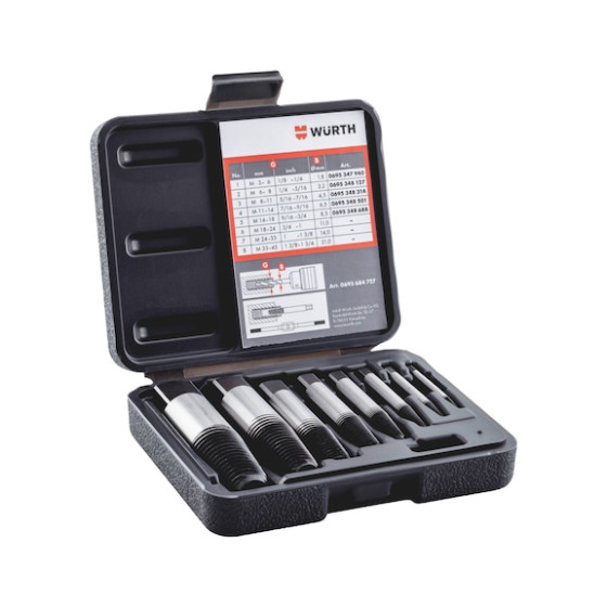 Набір екстракторів для гвинтів, 8 шт.