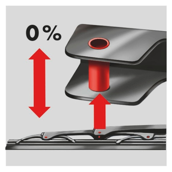 Щітка склоочисника HYBRID, L400 mm