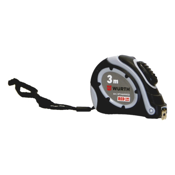 Рулетка кишенькова RED-LINE, 3м/16мм