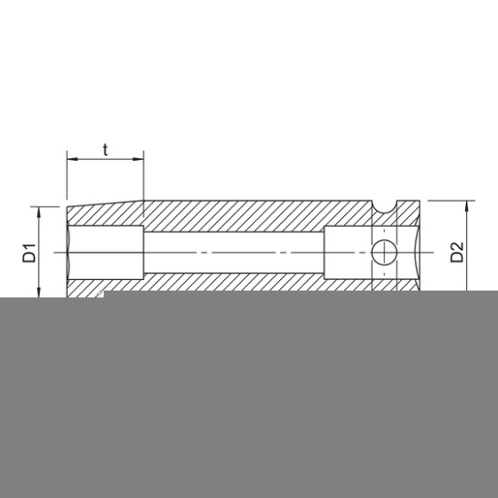Головка торцева ударна, подовжена, 3/4IN, WS33