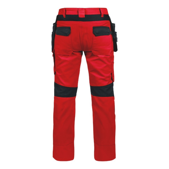 Фото - 2 - Штани робочі CETUS, червоні, розмір 64