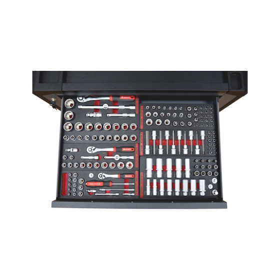 Візок інструментальний PLUS, з інструментами, 8.8, 324 шт.