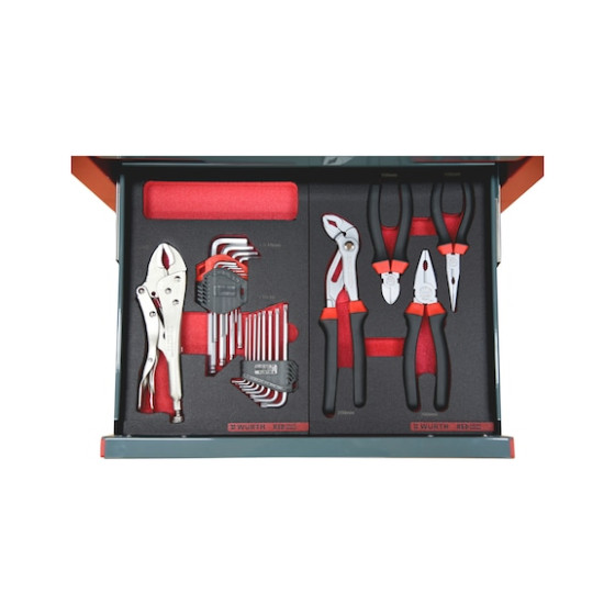 Візок інструментальний STANDARD, з інструментами, 8.4, 300 шт.