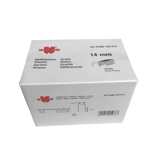 Скобы для ручного и пневматического степлера, 14 mm