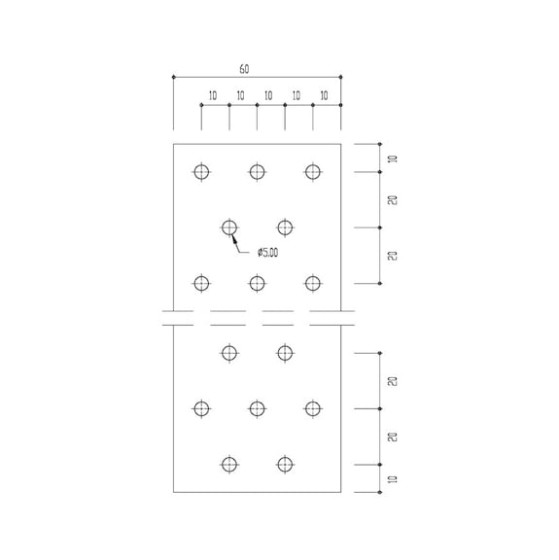 Пластина перфорована (HDG)