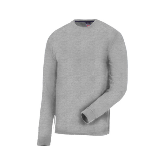 Футболка с длинным рукавом JOB+, серая, размер 6XL