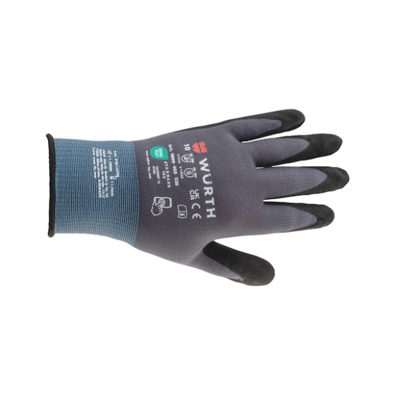 Рукавиці захисні з нітриловим покриттям MULTIFIT NITRILE, пара, розмір 9