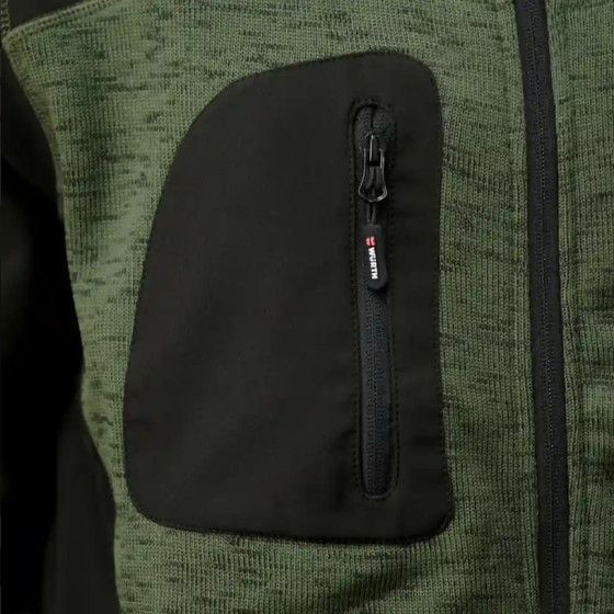 Толстовка THORCH, зеленая, размер 3XL