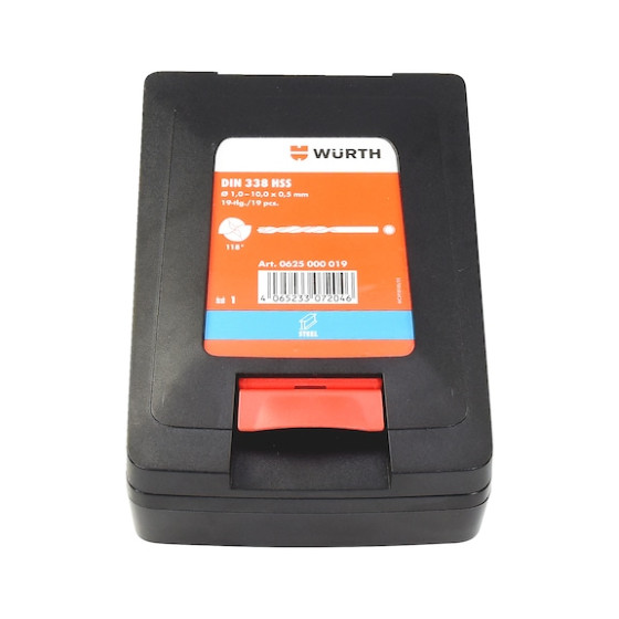 Фото - 3 - Набор сверл HSS, Type RN 118°, 19 шт.