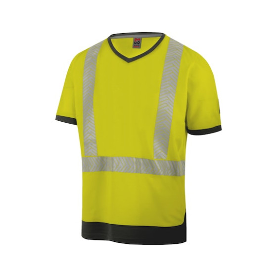 Фото - 1 - Футболка сигнальная FLUO, желтая, размер L
