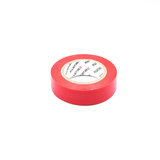 Изоляционная лента PVC, красная, 18мм/10м