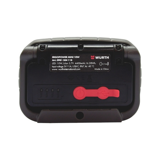Ліхтар акумуляторний ERGOPOWER Mini, LED, 1000 lm
