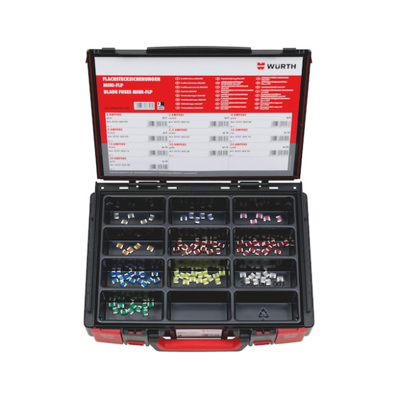 Набір запобіжників MINI FLP, 100 шт.
