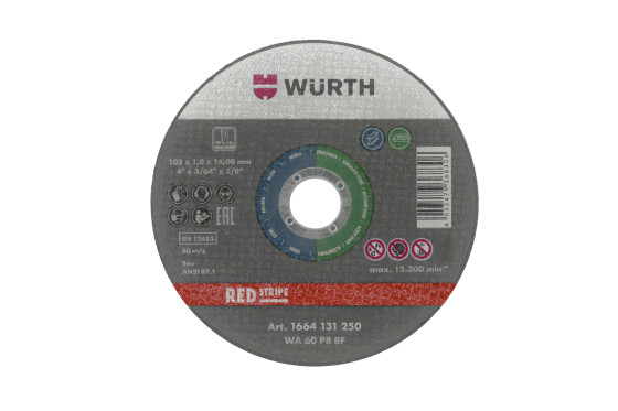 Диск відрізний для нержавіючої сталі, Ø230mm x 1.9 mm, RED STRIPE