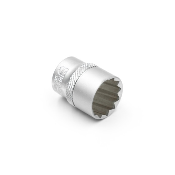 Головка торцева коротка 1/4IN, 12-гр., SW4, RED STRIPE