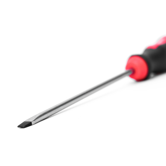 Отвертка шлицевая, SL, 150X6,5X1,2MM, RED STRIPE