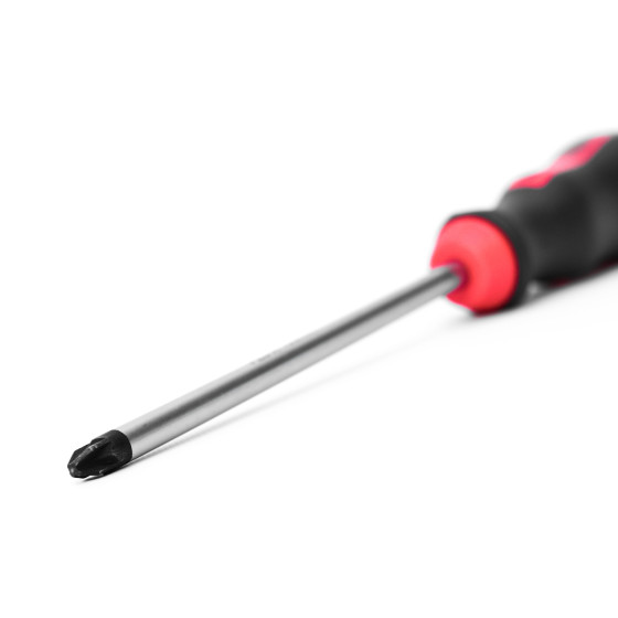 Отвертка шлицевая, SL, 175X8,0X1,2MM, RED STRIPE