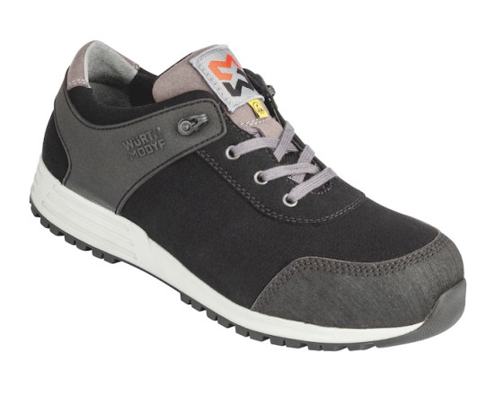 Фото - 1 - Кроссовки защитные Wurth Nature S3 ESD алюминиевый носок черные размер 45 Modyf