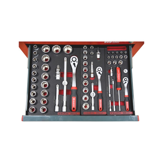 Візок інструментальний STANDARD, з інструментами, 8.4, 170 шт.