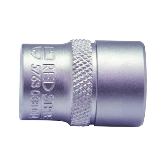 Головка торцева коротка 3/8IN, 12-гр., SW11, RED STRIPE