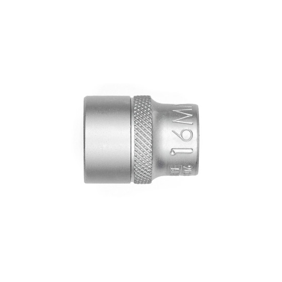 Головка торцевая шестигранная, 3/8IN, короткая, SW16, RED STRIPE