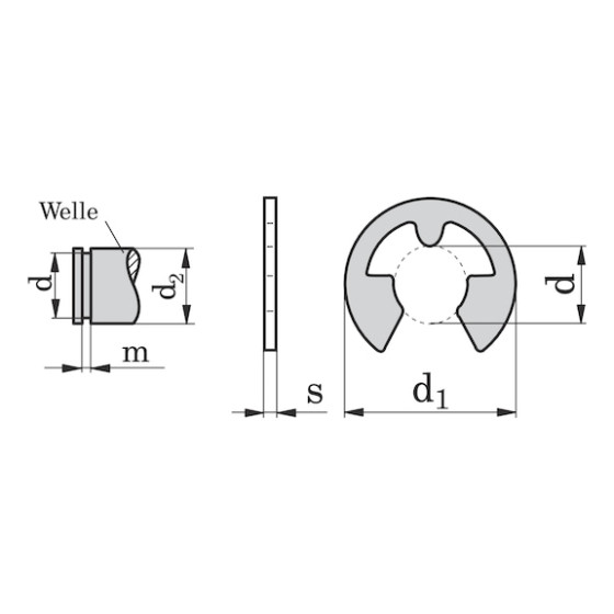 DIN 6799, оцинкована сталь