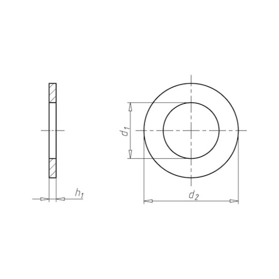 Шайба DIN125-B-140HV-(A2K)-D41,0