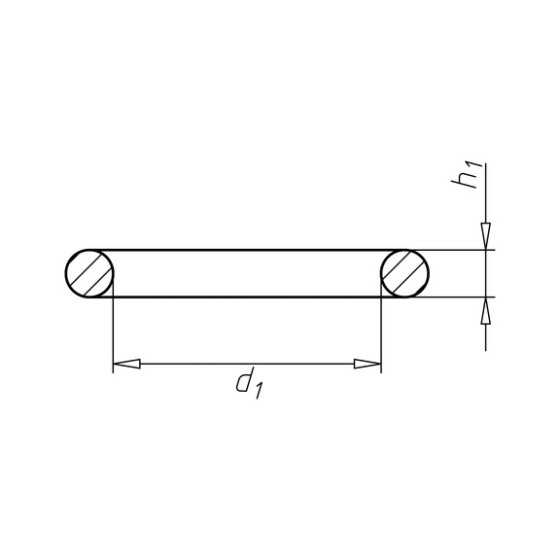 Кільце ущільнююче Perbunan70 10,00X2,50