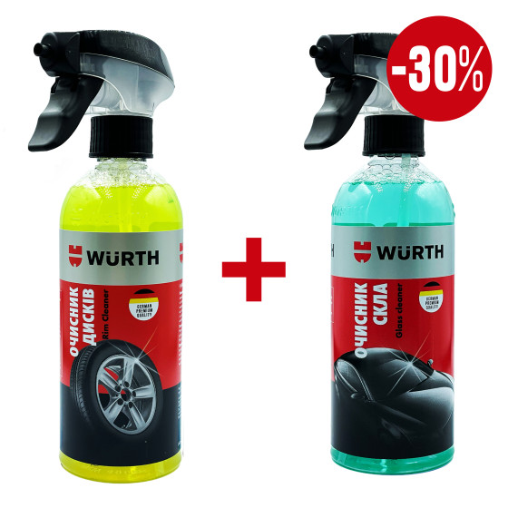 Набір очисник скла 400 ml та очисник колісних дисків 400 ml, CONSUMER LINE