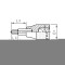 Головка торцевая 1/2" с насадкой HEX, SW7X60
