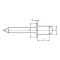 Заклепка витяжна Wurth CU/ST A2K 3X8мм