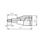 Ключ торцевой Wurth 1/2" 6-гранная 3/16"