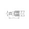 Перехідник WURTH 3/4-1/2" 53,5 мм