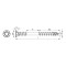 ASSY 4 P CSMP steel zinc plated under-head thr. RW