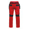 Фото - 2 - Штани робочі CETUS, червоні, розмір 24