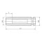 Торцевая головка Wurth ударная удлиненная 3/4" LONG-WS22